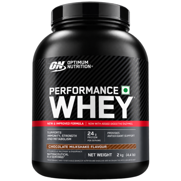 Optimum Nutrition ON Performance Whey Protein 2kg – Chocolate Milkshake
